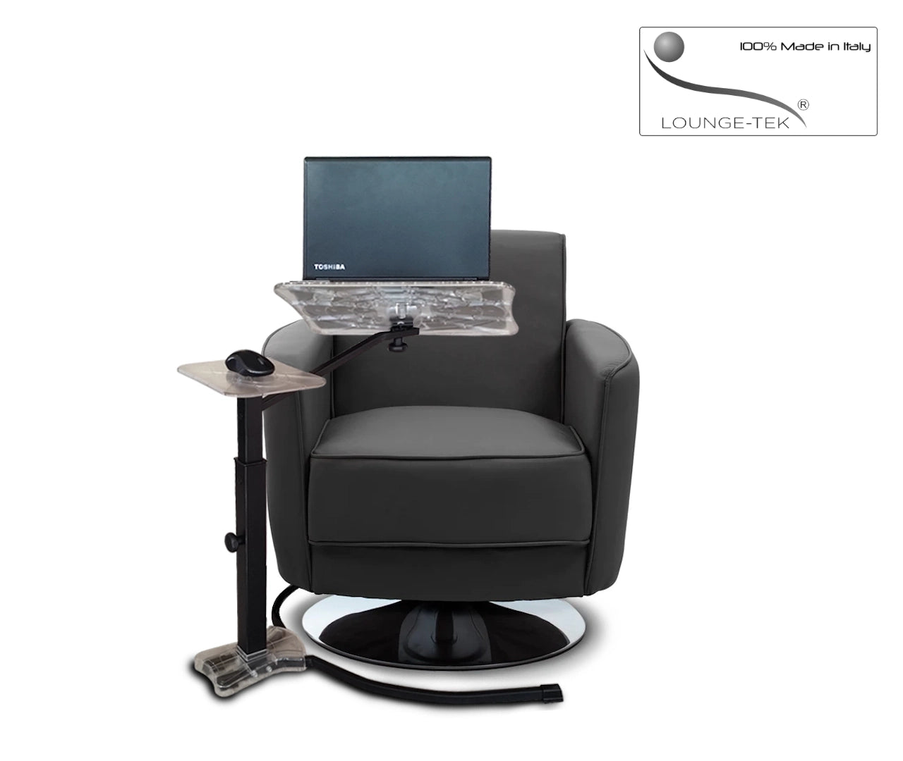 Accessori computer per poltrone chaise longue a base tonda