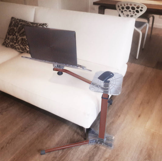 Leggio e rialzo regolabile per libri e computer portatili. Migliora ergonomia laptop