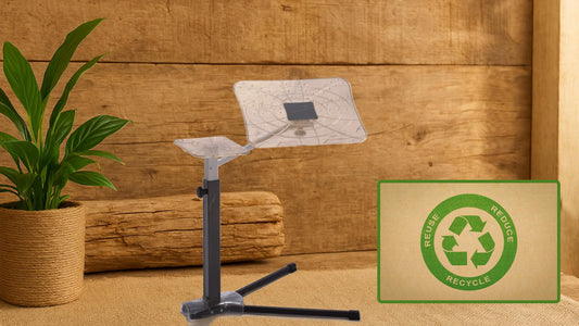 il porta computer creato con scarti estetici della produzione. Economico e ecosostenibile perchè evita di creare rifiuti con componenti perfettamente funzionanti